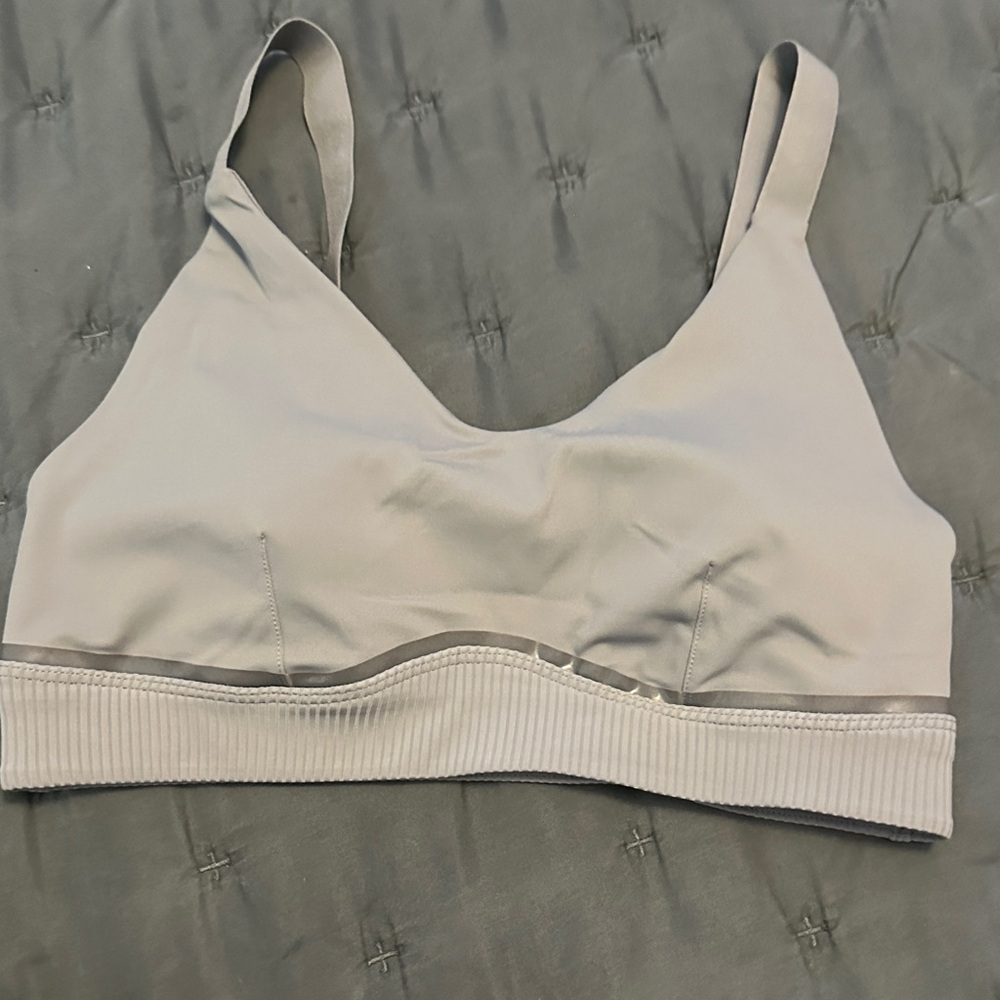 Lululemon Athletica Light Gray Sports Bra